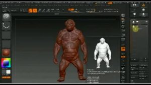 Zbrush 4R7 работа над сеткой модели