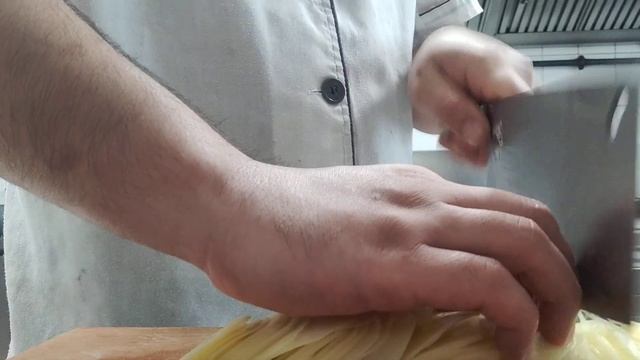Картофель пай как нарезать.