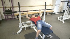 Детский тренинг Жим лежа Егор Зобач