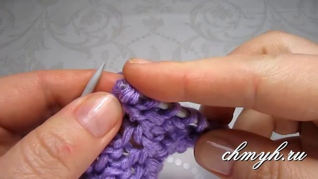 ▶️ АЖУРНАЯ резинка спицами. ДВУХСТОРОННИЙ узор спицами для ШАРФА, СНУДА. Вязание с Larisa Chmyh №26