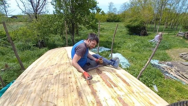 Яхта своими руками! Шпаклевка + транец смотреть онлайн