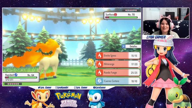 43 - ¡Flores letales! ¡Revancha contra la Líder Gardenia! - Pokémon Perla Reluciente смотреть онлайн