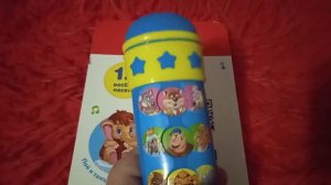 Моя новая игрушка микрофон караоке азбукварик.
