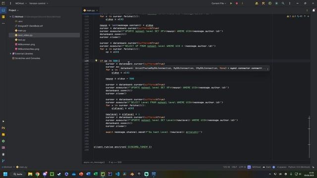 MC-HOST24: Level System mit Datenbanken (MySQL) Part 2 - Python Discord Bot Tutorial | S01 - F06 смотреть онлайн