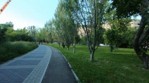 Москва.  Парк Яблоневый сад на ул.Яблочкова.