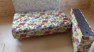 как перетянуть старый диван своими руками