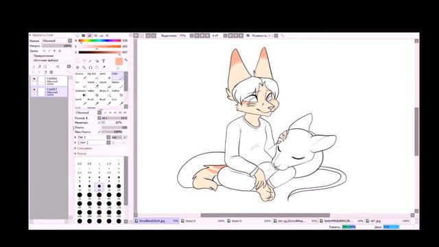 SPEEDPAINT/куда постоянно пропадаю, смысл артов и тяжелое моральное состояние/ смотреть онлайн