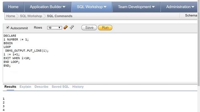 2M.Sc(CS) DBMS & Oracle (Type of Loop in PL/SQL)