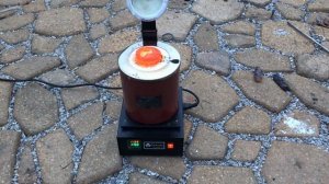 Casting Copper with a ToAuto 1400W Electrical Furnace