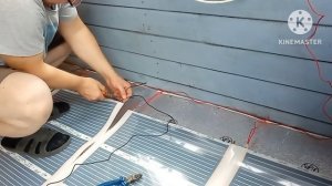 Студия live! Монтаж тёплого пола Caleo(GRID)!