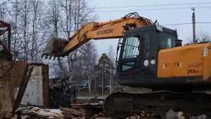 Снос дома Вид ИЗНУТРИ