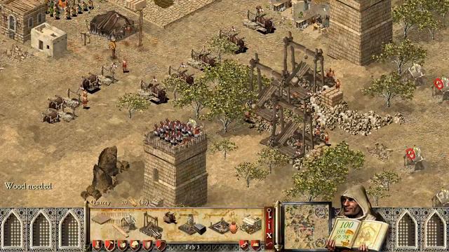 Stronghold Crusader: Миссия 24 - Death in the Dunes  Прохождение игры без комментариев