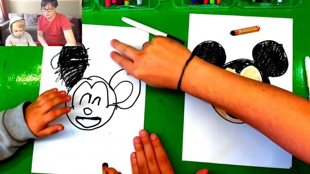 РИСОВАЛКИ - рисуем Микки Мауса смотреть онлайн