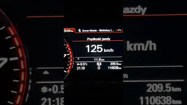 Audi a7 3.0 tfsi  acceleration test 437ps