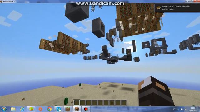 Minecraft-Видео урок по созданию БАГА ну или же глюка плоского мира. смотреть онлайн