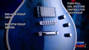 ESP Guitars: ESP E-II Eclipse Blue Natural Fade Demo by Luis Kalil