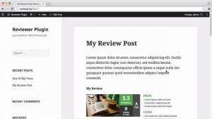 Reviewer WordPress Plugin | Video Preview 2015