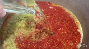 Салат из баклажан на зиму «Быстрый огонёк»