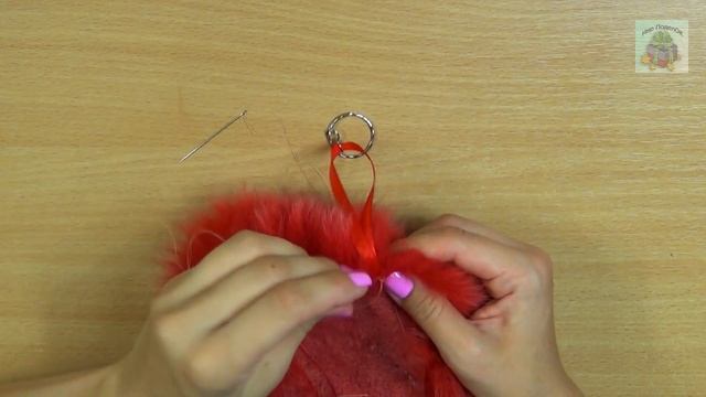БРЕЛОК ИЗ МЕХА ЗА 5 МИНУТ. КАК СДЕЛАТЬ МЕХОВОЙ ПОМПОН СВОИМИ РУКАМИ. Fur pompon. ( DIY, Handmade )