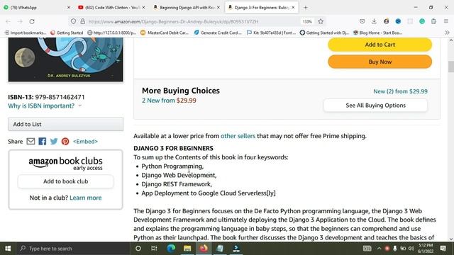 Learn and Master Django: Top Ten Django Books for Beginners to Advanced смотреть онлайн