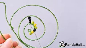 pic 68. PandaHall Мастер-Класс - Симпатичная улитка из бисера и проволоки