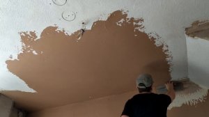 Plastering Over Artex Ceilings (Plastering For Beginners)