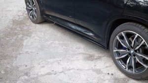 Сплиттеры лезвия под пороги для BMW X3 G01 M-Pack от #MaxtonDesign