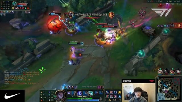 Faker Busts Out The S11 Sylas In Solo Queue смотреть онлайн