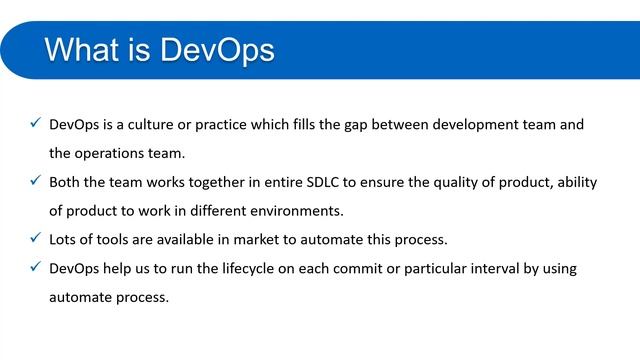 What is DevOps? - DevOps explanation by WebGentle | Explained Dev