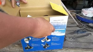 Tohatsu 18 Е2S  Купил и установил 11" винт Первый выход на воду