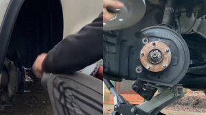 *Deaf channel*Deaf Garage#24 NissanJuke Front brake pad instal.Установите передние тормозные колодк