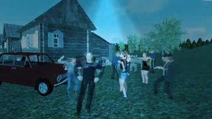 Когда включил музыку на даче