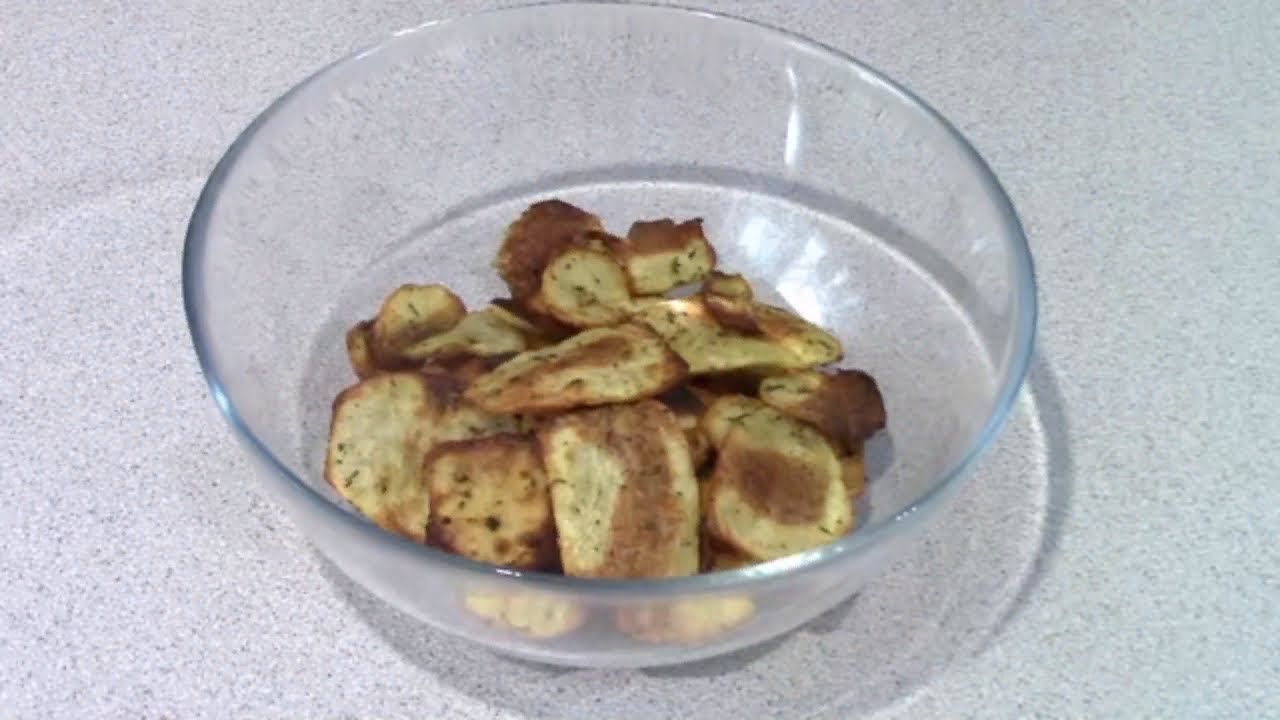 Хрустящие Картофельные Чипсы в Духовке