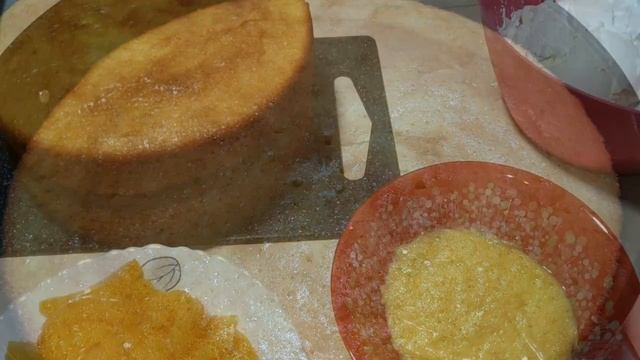 БИСКВИТ НА ГОРЯЧЕМ МОЛОКЕ _ АПЕЛЬСИНОВЫЙ КУРД