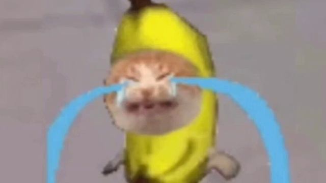 банан кот плачет. смотреть онлайн