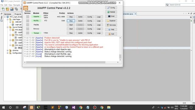 How develop a MVC Login application in J2EE - Part 1