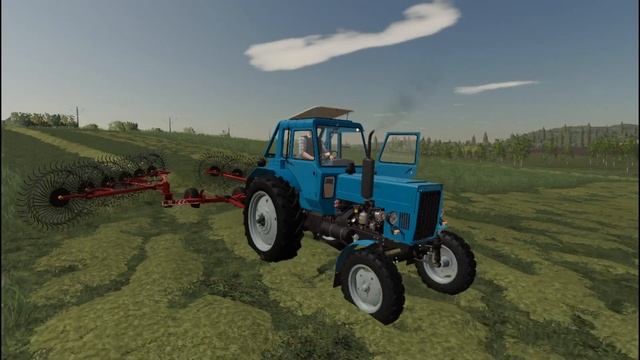 ВЗЯЛ У СОСЕДА ВАЛКОВЫЕ ГРАБЛИ FARMING SIMULATOR 19 смотреть онлайн