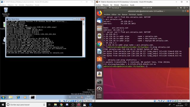 Windows 7 Dual Server - Instalación y configuración (DNS)/DNS Esclavo смотреть онлайн