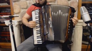 BELTLEAIV120BK - Spalted Wood Beltuna Leader IV Piano Accordion LMMH 41 120 $10999