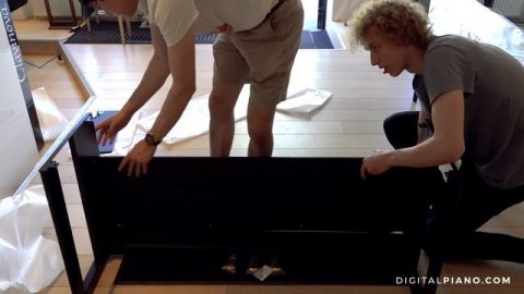 Unboxing and assembly of Roland RP-701 | Digitalpiano.com