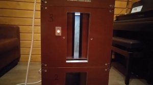 Макет лифта в процессе