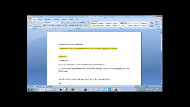 Selenium demo session || QA demo session || Orientation session on QA