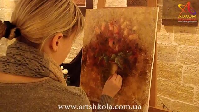 Мастер-класс живописи Елены Ильичевой 21.12.2011