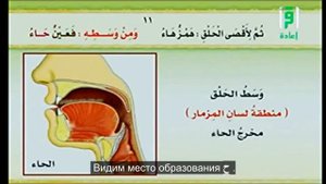 6. Места образования букв غ , خ , ع , ح , هـ , ء | Айман Сувейд (русские субтитры)
