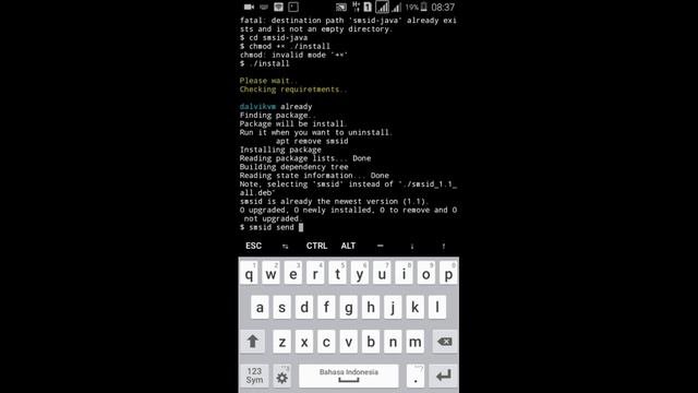 Install SMSID - sms via termux смотреть онлайн