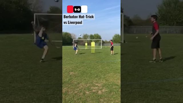 Dimitar Berbatov Hat-Trick vs Liverpool Recreated