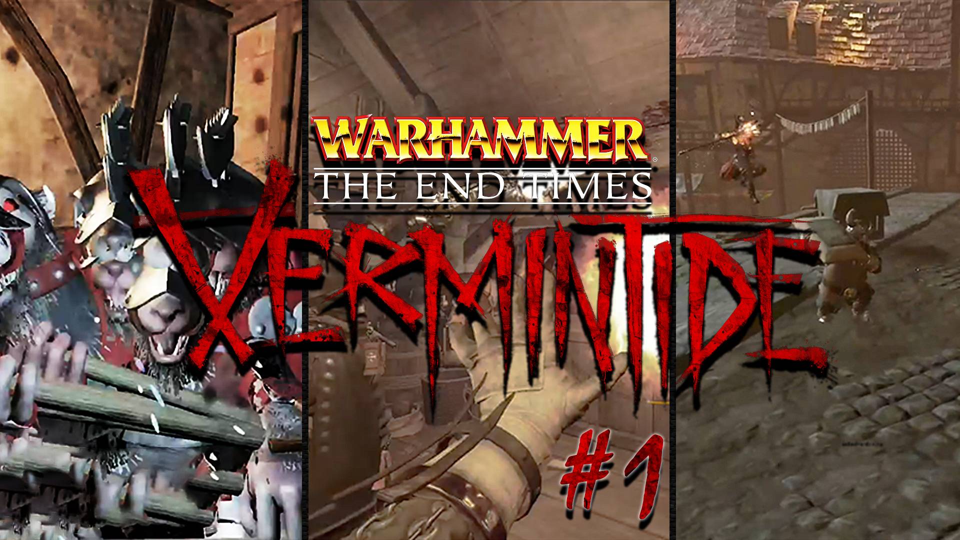 Чёртовы Крысы / Warhammer End Times - Vermintide в кооперативе - [Нарезка-#1] / +18