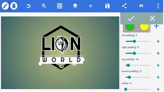 How to Design Lion Logo in Pixel lab and Photoshop cc || How to use the mockup in PS