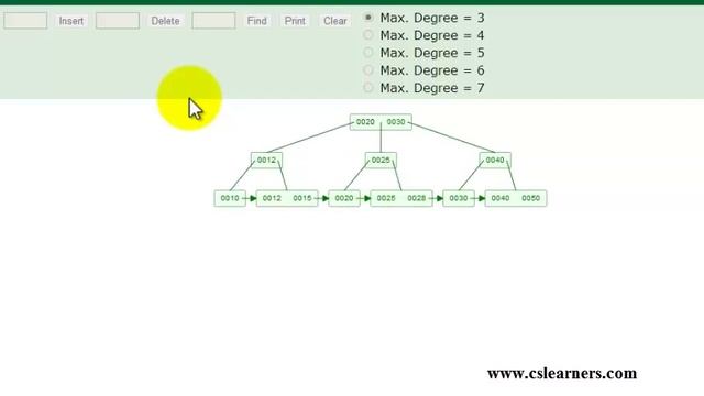 B+ Tree Animation смотреть онлайн