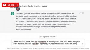 COME GESTIRE I SOCIAL MEDIA CON CHAT GPT | Guida completa